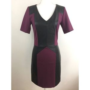 Rebecca Minkoff Black Burgundy Harriet Leather